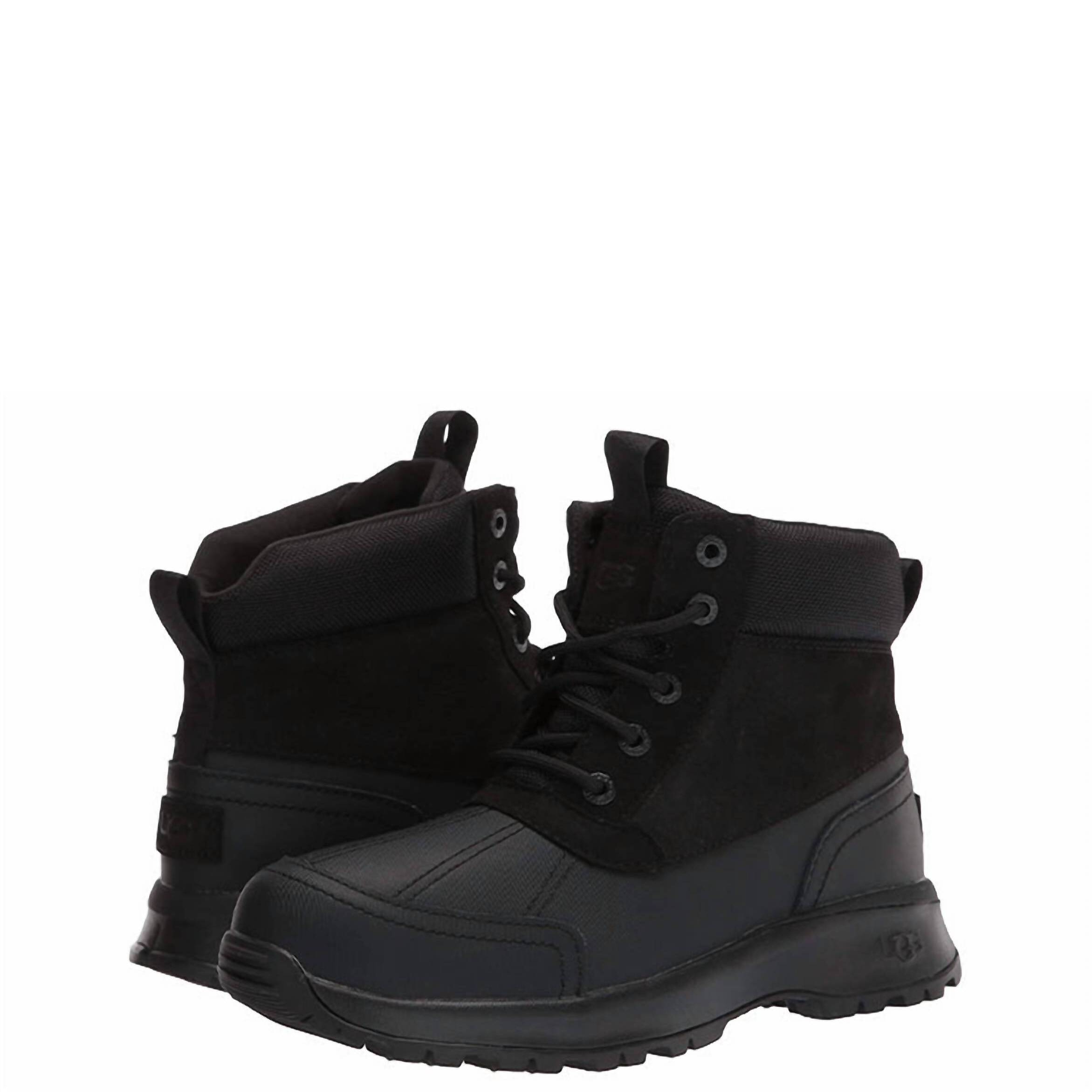 New Ugg Men's Emmett Duck Boot In Black